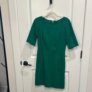 Tahari Vibrant Green Mini Dress